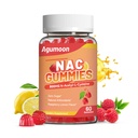 NAC Gummies 800mg para adultos &amp; 400mg para niños, NAC Suplemento N-Acetyl Cysteine, Sugar-Free - 60 Gummies Vegan, Suplemento Antioxidante, Immune Support