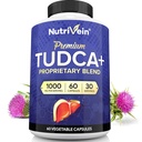 Nutrivein Premium TUDCA+ Suplemento de soporte para hígado 1000mg - 30 Day Supply (60 Caps): TUDCA Suplemento Salts para el bienestar del hígado