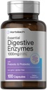 Horbäach Esencial Enzymes Digestivos Silenciosos 100 Capsules ← Enzyme Blend para Hombres " Las mujeres que viven sin gluten "