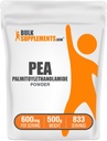 BulkSupplements.com Palmitoylethanolamide Powder - Suplemento Pea, Palmitoylethanolamide for Immmune Support - Gluten Free, 600mg per Serving, 500g (1.1 lbs) (Pack of 1)