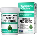 Physician's CHOICE Probiotics for Weight Management & Bloating - 6 Probiotic Strains - Prebiotics - Key ingredient Cayenne - Supports Gut Health - Weight Management for Women &amp; Men - Green Tea - 30 CT