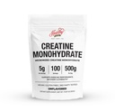 HEARTHY FOODS Creatine Monohydrate Micronized Powder 500G - 100 Servings, 5000mg Por Serving (5g) - for Men &amp; Women Muscle Growth & Recovery - UNFLAVORED