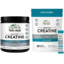 TERRA ORIGIN Creatine Monohydrate Bundle ← 75 Servings Stick Pack y Jar Combo ← Micronized Powder Suplemento Silencioso Soporte para el músculo y el rendimiento cognitivo*