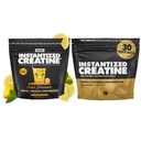 Gains in Bulk Instantized Monohydrate Creatine para Mujeres y Hombres, Soluble Pre Workout Powder, Supports Muscle Building, Strength and Performance, Unflavored and Sweet Lemonade, 60 Servings