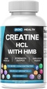 Cretina HCL + HMB Capsules ← 410mg HMB por servicio &amp; 1250mg Hidrocloruro de Creatina ← Rendimiento Fórmula &amp; Ultra-Pure Strength ← No Bloating, Highly Soluble – 120 cápsulas