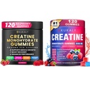 Cretina Monohydrate Gummies para Hombres &amp; Mujeres, 9000MG Creatine Gummies Sugar Gratis -BCAA 2:1, B12 B6 para Fuerza Boost, Focus &amp; Endurance, Vegan, No GMO