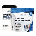 Nutricost Micronized Creatine Monohydrate 500 Grams y 20 Stickpacks (Variety) Bundle