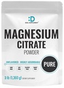 DEAL SUPPLEMENT Magnesium Citrate Powder 500mg, 3lbs – Unflavored, Easily Absorbed – Purified Trace Mineral for Muscle, Heart, " Digestive Support – One a Day, Non-GMO, Filler Free