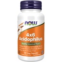 AHORA Suplementos Alimentarios, Acidophilus 4X6, 4 Billones Potencia con 6 Strains Probióticos, Estrado Verificado, 120 Veg Capsules