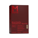Mdrive Boost and Burn Testosterone Booster and Fat Burner for Men, Energy, Strength, Stress Relief, KSM-66 Ashwagandha, Chromax, 60 cápsulas
