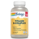 SOLARAY Vitamina B Complejo 100 mg - Energía Celular, Nerve y Heart Health Support - Supplies All 8 B Complejo Vitaminas - Vitamina B12, B1, B3, B6, Niacin, Folic Acid y Biotin - Vegan, 275 Servimientos