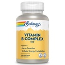 SOLARAY Vitamina B Complejo 100 mg - Energía Celular, Nerve y Heart Health Support - Supplies All 8 B Complejo Vitaminas - Vitamina B12, B1, B3, B6, Niacin, Folic Acid y Biotin - Vegan, 100 Servimientos