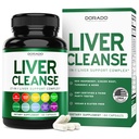 Liver Cleanse Detox " Repair (27 en 1 Fórmula - Milk Thistle, Dandelion Root, Turmeric, Artichoke Extract " Más) - Detox Cleanse Supplement, Liver Support for Adults, Vegan - 60 cápsulas