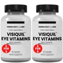 Laboratorios de Investigación Vitaminas Ojo Mejoradas Absorción AREDS 2 Plus Fórmula 20mg Lutein, 10mg Zeaxanthin, Bilberry, Eyebright, Zinc, ALA, Quercetin &amp; Other Proven Ingredients to Fight Eye Problems