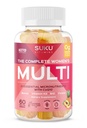 SUKU Vitaminas - Multi Mujer Completa - con Boron, Vitamina K2, B12, A y Más para la Salud de las Mujeres - Fácil de Agarrar - No GMO, Azúcar Gluten Libre - Pineapple &amp; Peach Sabored Gummy Vitaminas, 60 Cuenta