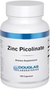 Douglas Laboratories Zinc Picolinate - 50 mg Zinc - Para el Sistema Inmunitario, Antioxidantes & piel - Trace Mineral Suplemento - 100 cápsulas