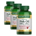 Bounty Odorless Fish Oil, 1200mg Omega-3 por Serving Incluyendo EPA & DHA, soporta la salud cardíaca, purificada para eliminar el mercurio,Coated Softgels,Gluten Free,No Shellfish, 90 Cuenta, (Pack of 3)