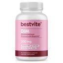 BESTVITE DIM (Diindolylmetano) 200 mg con Bioperina (120 cápsulas vegetarianas) - No Stearates - Vegan - No GMO - Gluten Free