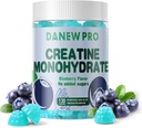 Creatine Monohydrate Gummies 5000mg for Men & Women, Creatine Monohydrate for Muscle Strength, Muscle Builder, Energy Boost, Pre-Workout Supplement(120 Count)-Blueberry Flavor