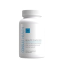 Consult Health Beaute Caps Pro - Supports Hair Growth, Skin & Nail Health - Collagen, Vitaminas B6, B7,B12, D &amp; 10.500 mcg Biotin - MSM, Blood Orange - Anti-Aging - USA Made - Women &amp; Men 60 cápsulas