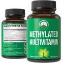 Metilada Multivitamina + Metilada B Suplemento Complejo Metilado. Con Trimetilglicina (TMG), L Methylfolate, Metil B12 + B1 + B2 + B6 Vitaminas + Choline. Suplemento MTHFR para mujeres y hombres.
