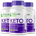rize labs - - Trim Life Labs Keto Capsules - Píldoras de pérdida de peso - Soporte Maximum Strength Formula, Keto+ACV Suplemento (180 cápsulas)
