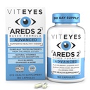 Viteyes AREDS 2 Advanced Eye Vitamins, Macular Support with Bilberry, uvaseed, FLORAGLO Lutein, Selenium, Natural Vitamina E, Allergen Free, Vision Protection, Eye Doctor Trusted, 180 Count