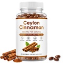 Ceylon Cinnamon 1200mg Extract Supplement with MCT Oil, Energy Heart & Metabolism Support for Men & Women, Vegan, Gluten-Free, 300 Softgels