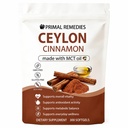 Primal Remedies Ceylon Cinnamon Made with Mct Oil – 300 Softgels – GMO-Free, Gluten-Free, Soy-Free，Premium Ceylon Cinnamon Formula