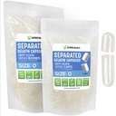 XPRS Nutra Gelatin Tamaño 0 cápsulas separadas - 1000 Conde despejado cápsulas vacías Separadas en bolsas - Tamaño 0 Gelatina tapas transparentes para relleno de suplementos DIY