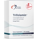 Diseños para Trifolamin B12 + Folate Lozenges - 3000mcg B12 (Three Forms) + MTHF Methylfolate Supplement - Delicious Orange Flavor, Fast-Dissolve Tablets (60 Lozenges)