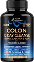 Colon Cleanse - 15 Day Cleanse for Women &amp; Men - Senna TEN Cascara TEN Garcinia Cambogia TEN Probiotics " Fiber - Digestion " Detox - Debloating " Bowel Movement - Natural " Vegan - Made in USA, 30 Capsules
