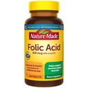 Nature Made Folic Acid 400 mcg (665 mcg DFE) Dietary Supplement for Nervous System Function, Folic Acid Supplements for Women and Men, 250 Tablets, 250 Day Supply