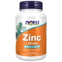 AHORA Suplementos, Zinc 50 mg, Tablas 250 Cuenta (Pack de 1)