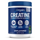 Orgain Creatine Monohydrate Micronized Powder, 100 Servings, Unflavored, Supports Muscle Growth, Post Workout Recovery and Brain Health, No Artificial Additives, for Men &amp; Women (Packaging May Vary)