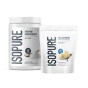 Isopure Bundle of Zero Carb 100% Pure Whey Isolate Protein Powder, Creamy Vanilla, 25g Protein Por Serving, 1 Lb, 14 Servings + Isopure 100% Pure Creatine Monohydrate Powder, 100 Servings