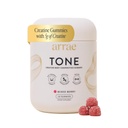 Arrae Tone Gummies – Cretine Monohydrate for Women – Support Lean Muscle, Strength &amp; Recovery – Mixed Berry Flavor – 60 Conde