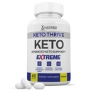 Keto Thrive Keto ACV Extreme Pills 1675MG Keto Support Blend Capsule Alternative to Keto ACV Gummies Formulado con Apple Cider Vinegar Extra Virgin Olive Oil Powder Green Tea Leaf 60 cápsulas