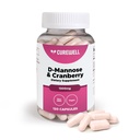 D-Mannose & Cranberry 1300mg – 120 Vegan Capsules | D-Mannose with Cranberry Extract | Urinary Tract & Bladder Wellness Support Supplement for Women & Men | Non-GMO Daily Wellness Formula