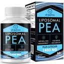 Liposomal Palmitoylethanolamida 1300 MG Plus Luteolin 100 MG, Absorción Superior, Suplemento de Pea Micronizada para la Gestión de Movilidad, 60 Softgels
