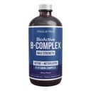 Complejo BioActivo de Vitamina B - Corriente de Sangre Listo, Complejo de B Metilada - Destacando Methylfolate, 3 Formas BioActivas de B12, BenfoPure® B1 &amp; Pantesin® B5 - 12 B Vitaminas en dosis clínicas - Líquido 8 oz