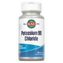 KAL Potassium 99 Chloride - 99 mg Potassium Chloride Supplement Pills, Electrolytes Tablets for Overall Health for Women and Men - 100 Tablets