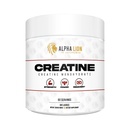 ALPHA LION Creatine Monohydrate Powder, 5000mg Por Serving (5g), Supports Muscle Strength, Power, Athletic Performance, Pure Creatina Monohydrata en Polvo Supplement (60 Servings, Unflavored)