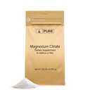 Ingredientes originales puros Citrato de magnesio (2lb) Suplemento de Magnesio, Desarrollado, Dissolves Fácilmente