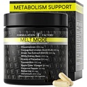 Formulation Factory Metabolism Booster - Modo de fusión Natural Thermogenic Support with Glucomannan, L-Carnitine & Green Tea Extract - Advanced Satiety & Energy - 120 Capsules, 2 Month Supply