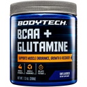 BodyTech BCAA + Glutamine Powder con vitamina C, L Glutamina &amp; Más, Essential Pre Workout o Post Workout Amino Acids for Men &amp; Women, Unflavored, 7.3 Oz, 30 Servings