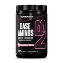 NutraBio Base Aminos EAA + BCAA Powder –10g Aminoácidos esenciales Suplemento, 6g 2:1 BCAAs, 2.8g Matriz de hidratación con electrolitos " Absorción Enhancer AstraGin® – 30 Servings- Dragon Fruit Candy