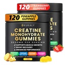Cretina Monohydrate Gummies para Hombres &amp; Mujeres, 9000MG Creatine Gummies Sugar Gratis -BCAA 2:1, B12 B6 para Fuerza Boost, Focus &amp; Endurance, Vegan, No GMO