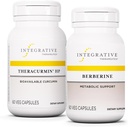Terapéutica Integrativa Bundle con Berberine, 60 Capsules " Theracurmin HP, 60 Capsules - Berberine for Metabolic Support* - Theracurmin Supplement That's 27x Más Bioavailable*