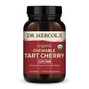 Dr. Mercola Orgánica Chewable Tart Cherry, 30 Servings (30 Capsules), Non-GMO, Gluten Free, Soy Free